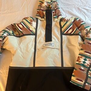 Women's Vector Unisex Reflective Colorful Winter Anorak Snow Jacket Vector
